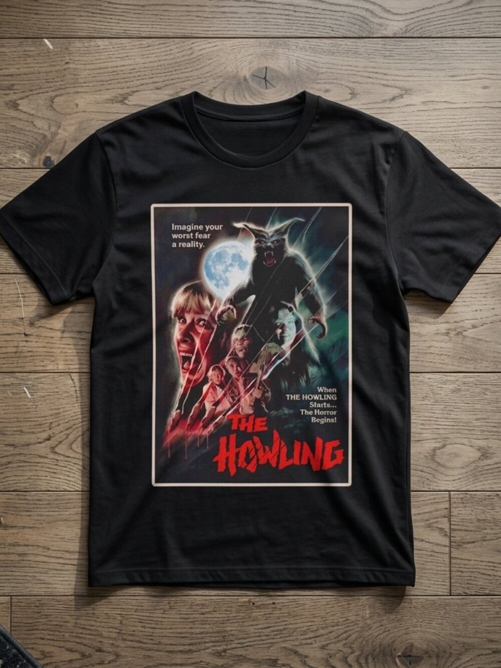 The Howling Movie Tee Retro Horror Film Graphic Shirt Y2K